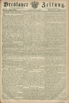 Breslauer Zeitung. 1860, No. 450 (25 September) - Mittag-Ausgabe