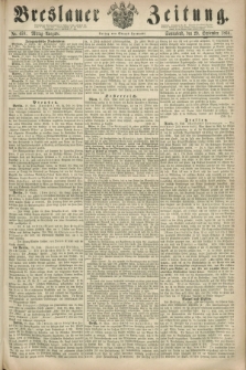 Breslauer Zeitung. 1860, No. 458 (29 September) - Mittag-Ausgabe