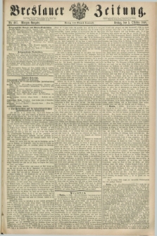 Breslauer Zeitung. 1860, No. 467 (5 Oktober) - Morgen-Ausgabe + dod.