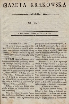 Gazeta Krakowska. 1802, nr 17