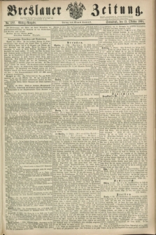 Breslauer Zeitung. 1860, No. 482 (13 Oktober) - Mittag-Ausgabe