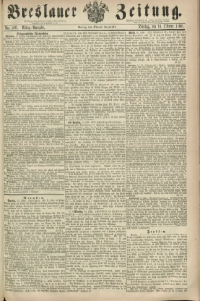 Breslauer Zeitung. 1860, No. 486 (16 Oktober) - Mittag-Ausgabe