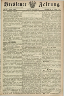 Breslauer Zeitung. 1860, No. 493 (20 Oktober) - Morgen-Ausgabe + dod.