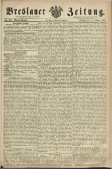 Breslauer Zeitung. 1860, No. 495 (21 Oktober) - Morgen-Ausgabe + dod.
