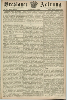 Breslauer Zeitung. 1860, No. 503 (26 Oktober) - Morgen-Ausgabe + dod.