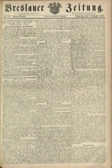 Breslauer Zeitung. 1860, No. 526 (8 November) - Mittag-Ausgabe