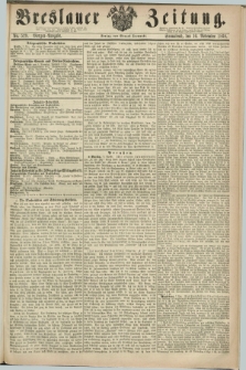 Breslauer Zeitung. 1860, No. 529 (10 November) - Morgen-Ausgabe + dod.