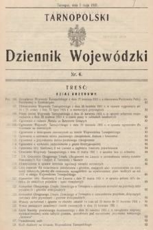 Tarnopolski Dziennik Wojewódzki. 1931, nr 6