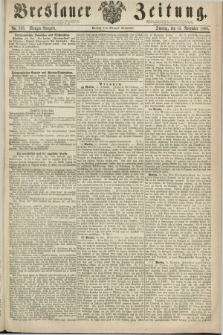 Breslauer Zeitung. 1860, No. 533 (13 November) - Morgen-Ausgabe + dod.