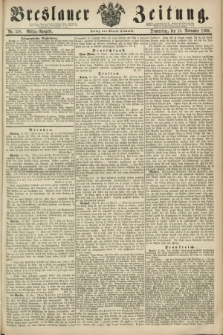 Breslauer Zeitung. 1860, No. 538 (15 November) - Mittag-Ausgabe