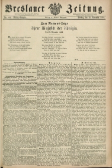 Breslauer Zeitung. 1860, No. 544 (19 November) - Mittag-Ausgabe