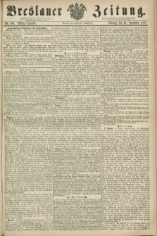 Breslauer Zeitung. 1860, No. 546 (20 November) - Mittag-Ausgabe