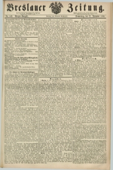 Breslauer Zeitung. 1860, No. 549 (22 November) - Morgen-Ausgabe + dod.