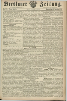 Breslauer Zeitung. 1860, No. 557 (27 November) - Morgen-Ausgabe + dod.