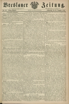 Breslauer Zeitung. 1860, No. 598 (20 Dezember) - Mittag-Ausgabe