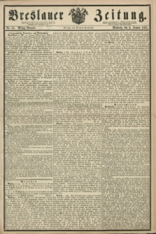 Breslauer Zeitung. 1861, No. 14 (9 Januar) - Mittag-Ausgabe