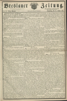 Breslauer Zeitung. 1861, No. 16 (10 Januar) - Mittag-Ausgabe