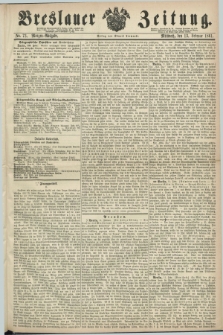 Breslauer Zeitung. 1861, No. 73 (13 Februar) - Morgen-Ausgabe + dod.