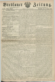 Breslauer Zeitung. 1861, No. 79 (16 Februar) - Morgen-Ausgabe + dod.