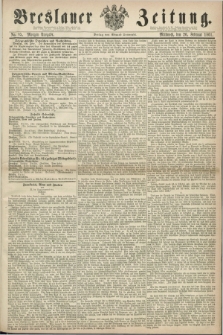 Breslauer Zeitung. 1861, No. 85 (20 Februar) - Morgen-Ausgabe + dod.