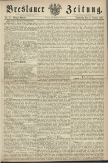 Breslauer Zeitung. 1861, No. 87 (21 Februar) - Morgen-Ausgabe + dod.