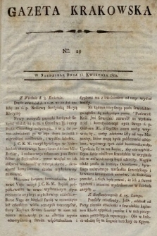 Gazeta Krakowska. 1802, nr 29