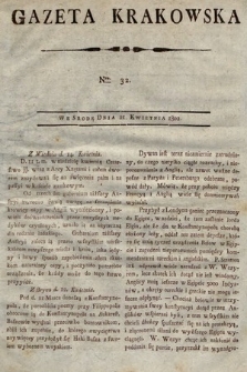 Gazeta Krakowska. 1802, nr 32