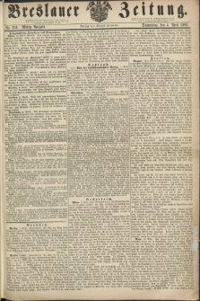 Breslauer Zeitung. 1861, Nr. 156 (4 April) - Mittag-Ausgabe