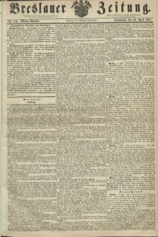 Breslauer Zeitung. 1861, Nr. 184 (20 April) - Mittag-Ausgabe