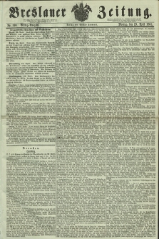 Breslauer Zeitung. 1861, Nr. 196 (29 April) - Mittag-Ausgabe