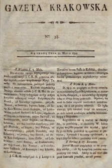 Gazeta Krakowska. 1802, nr 38