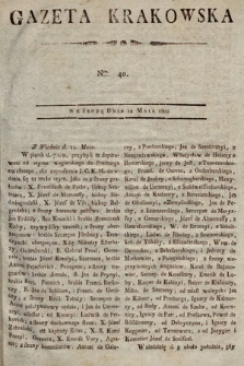 Gazeta Krakowska. 1802, nr 40