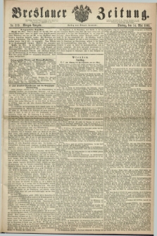 Breslauer Zeitung. 1861, Nr. 219 (14 Mai) - Morgen-Ausgabe + dod.