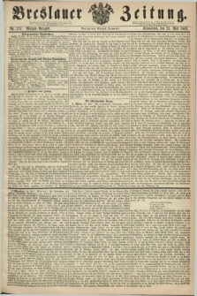 Breslauer Zeitung. 1861, Nr. 237 (25 Mai) - Morgen-Ausgabe + dod.