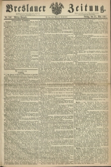 Breslauer Zeitung. 1861, Nr. 248 (31 Mai) - Mittag-Ausgabe
