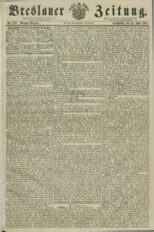 Breslauer Zeitung. 1861, Nr. 273 (15 Juni) - Morgen-Ausgabe