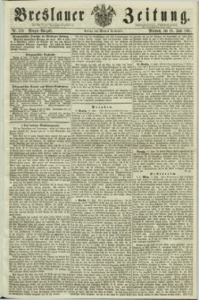 Breslauer Zeitung. 1861, Nr. 279 (19 Juni) - Morgen-Ausgabe + dod.
