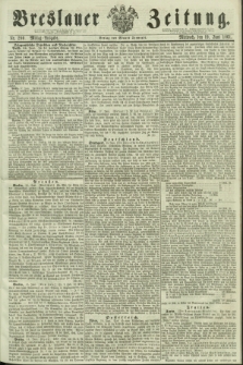 Breslauer Zeitung. 1861, Nr. 280 (19 Juni) - Mittag-Ausgabe