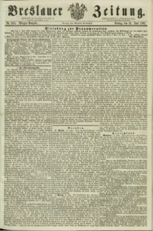 Breslauer Zeitung. 1861, Nr. 283 (21 Juni) - Morgen-Ausgabe + dod.
