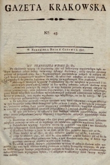 Gazeta Krakowska. 1802, nr 45