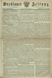 Breslauer Zeitung. 1861, Nr. 329 (18 Juli) - Morgen-Ausgabe + dod.