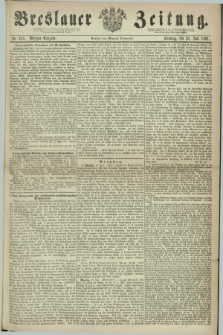 Breslauer Zeitung. 1861, Nr. 335 (21 Juli) - Morgen-Ausgabe + dod.