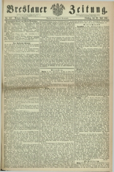 Breslauer Zeitung. 1861, Nr. 337 (23 Juli) - Morgen-Ausgabe + dod.
