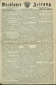 Breslauer Zeitung. 1861, Nr. 376 (14 August) - Mittag-Ausgabe