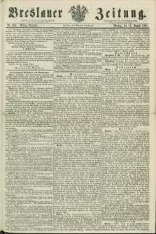 Breslauer Zeitung. 1861, Nr. 384 (19 August) - Mittag-Ausgabe