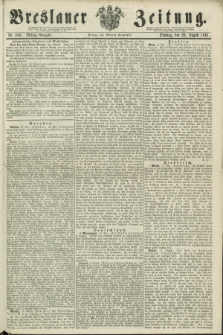 Breslauer Zeitung. 1861, Nr. 386 (20 August) - Mittag-Ausgabe