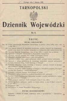 Tarnopolski Dziennik Wojewódzki. 1932, nr 8