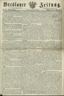 Breslauer Zeitung. 1861, Nr. 388 (21 August) - Mittag-Ausgabe
