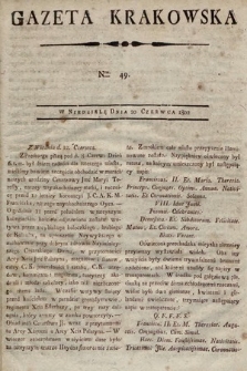 Gazeta Krakowska. 1802, nr 49