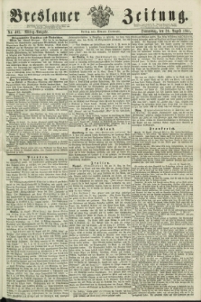 Breslauer Zeitung. 1861, Nr. 402 (29 August) - Mittag-Ausgabe